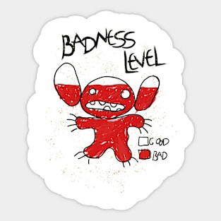 Nível de Bondade Sticker